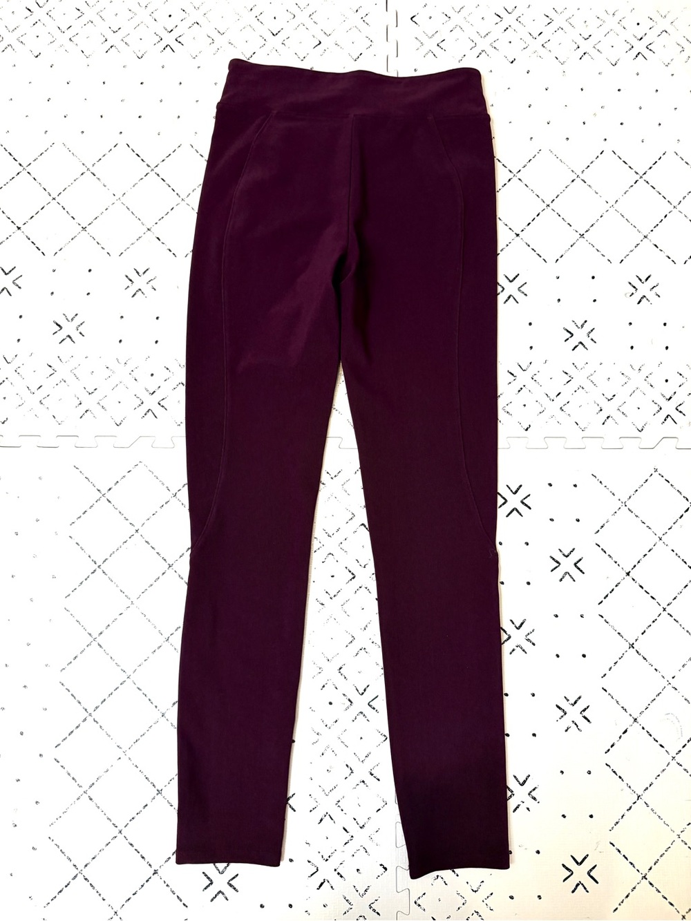 SPANX Micro Rib Knit Control Top Skimmer Leggings S